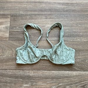 🌺 Abercrombie & Fitch sage green bikini top